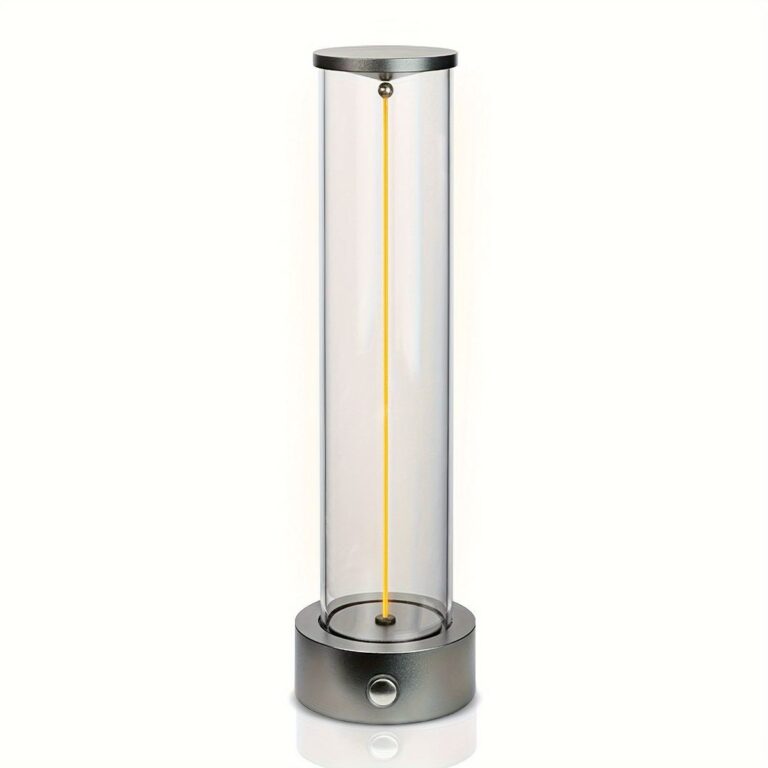 Minimalist Table Lamp Cordless Lamp Rechargeable Lamp Touch Dimmable Lamp - Black - Size 24CM