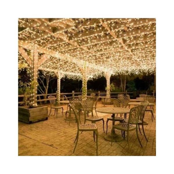Warm White Fairy Lights 20 m - 200 LEDs, 8 Modes