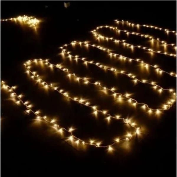 Warm White Fairy Lights 50 m - 400 LEDs, 8 Modes