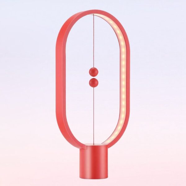 USB Magnetic Switch LED Desk Lamp - Red