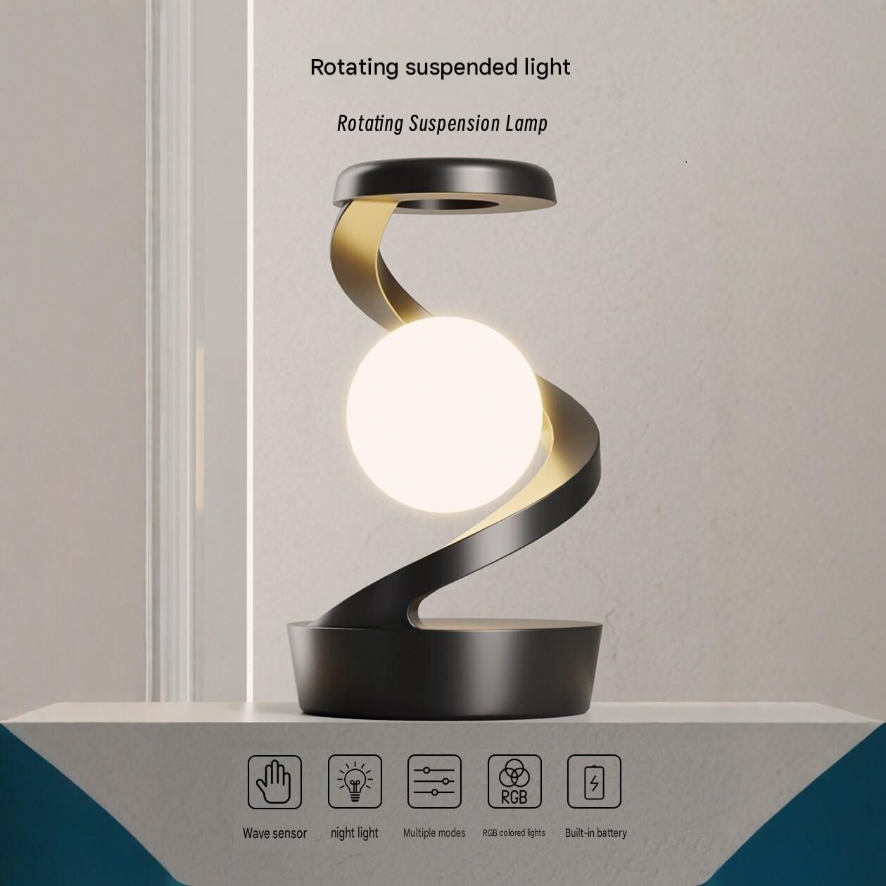 Rechargeable RGB Suspension Table Lamp - White