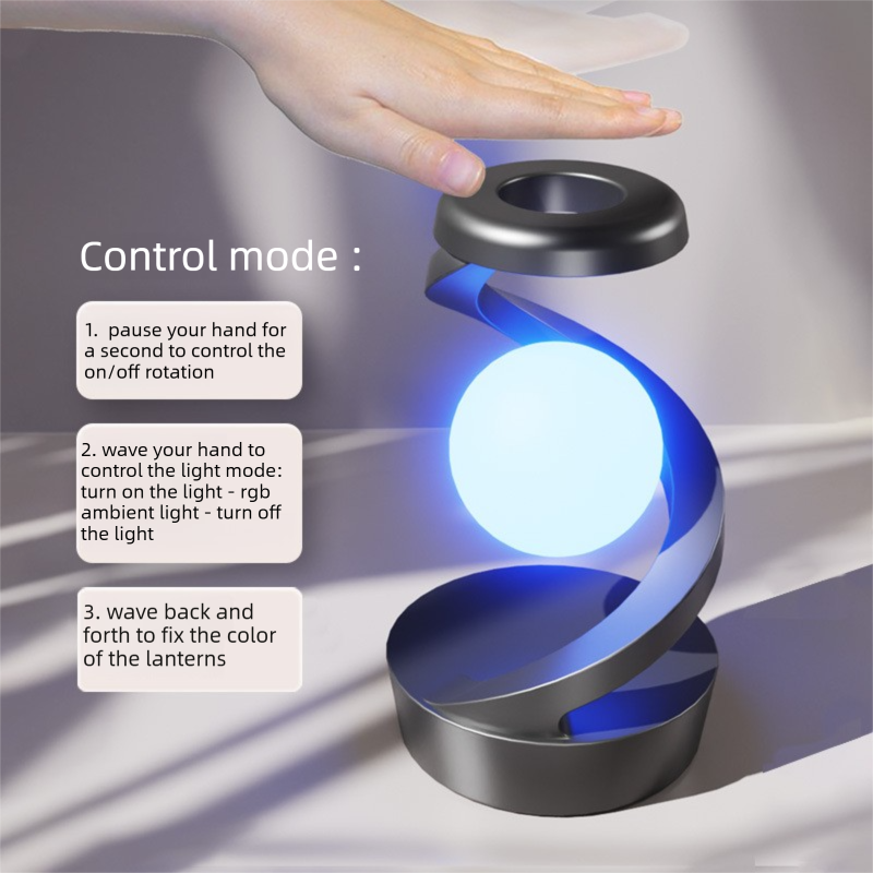 Rechargeable RGB Suspension Table Lamp - Grey