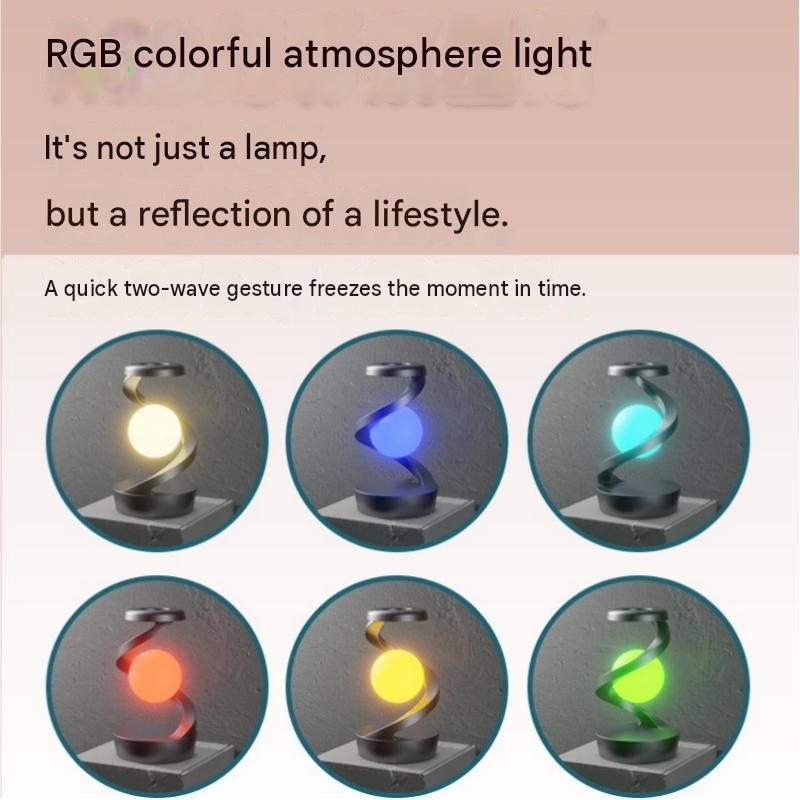 Rechargeable RGB Suspension Table Lamp - Grey